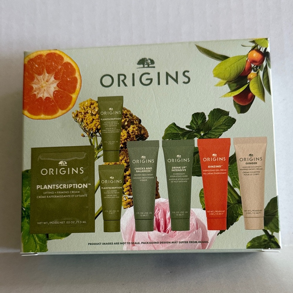 Origins Skincare Travel Set - The Essentials - Plantscription Ginzing Anti-Aging
